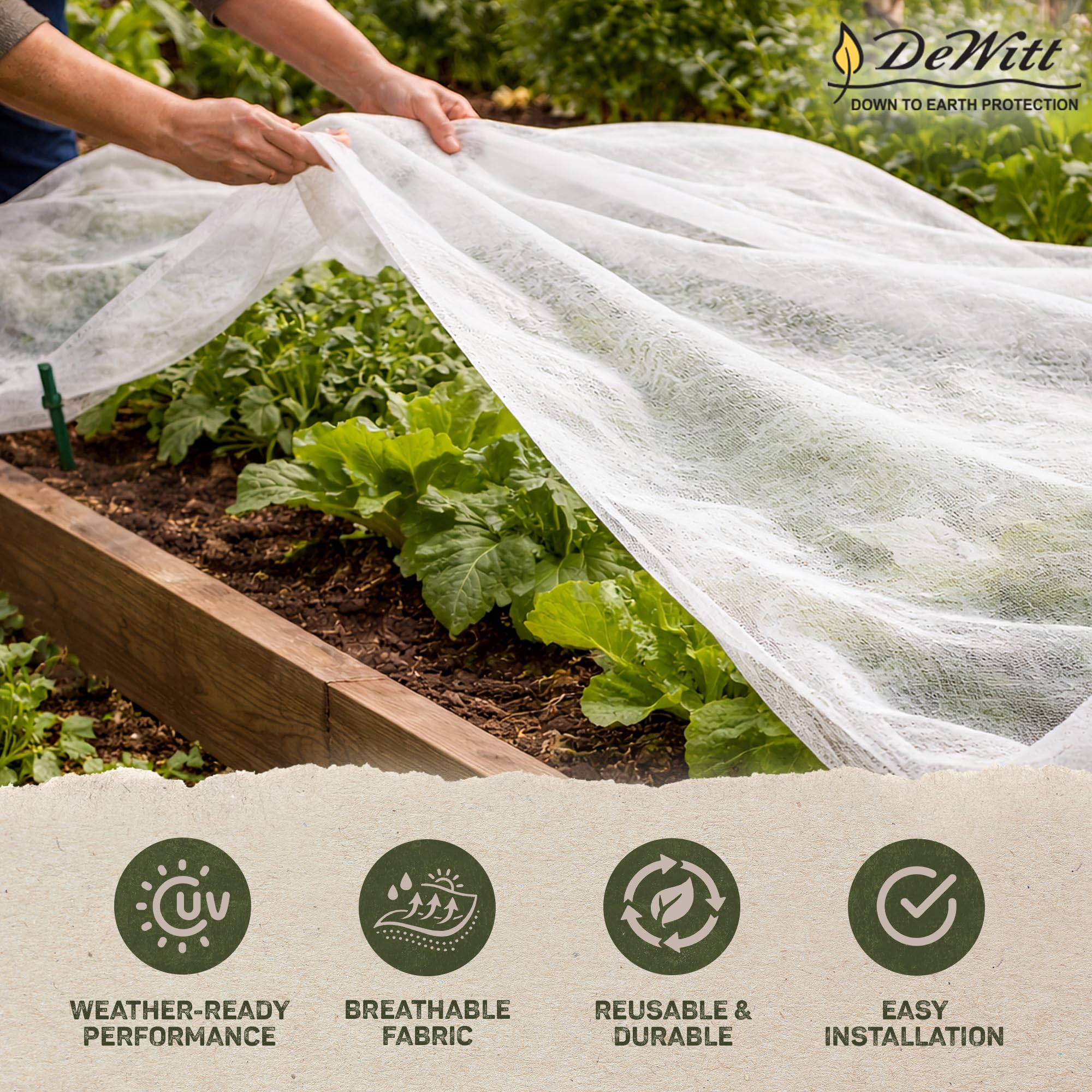 De Witt NS12 Fabric N Sulate Plant Protection, 10-Feet, 1.5-Ounce - Image 3