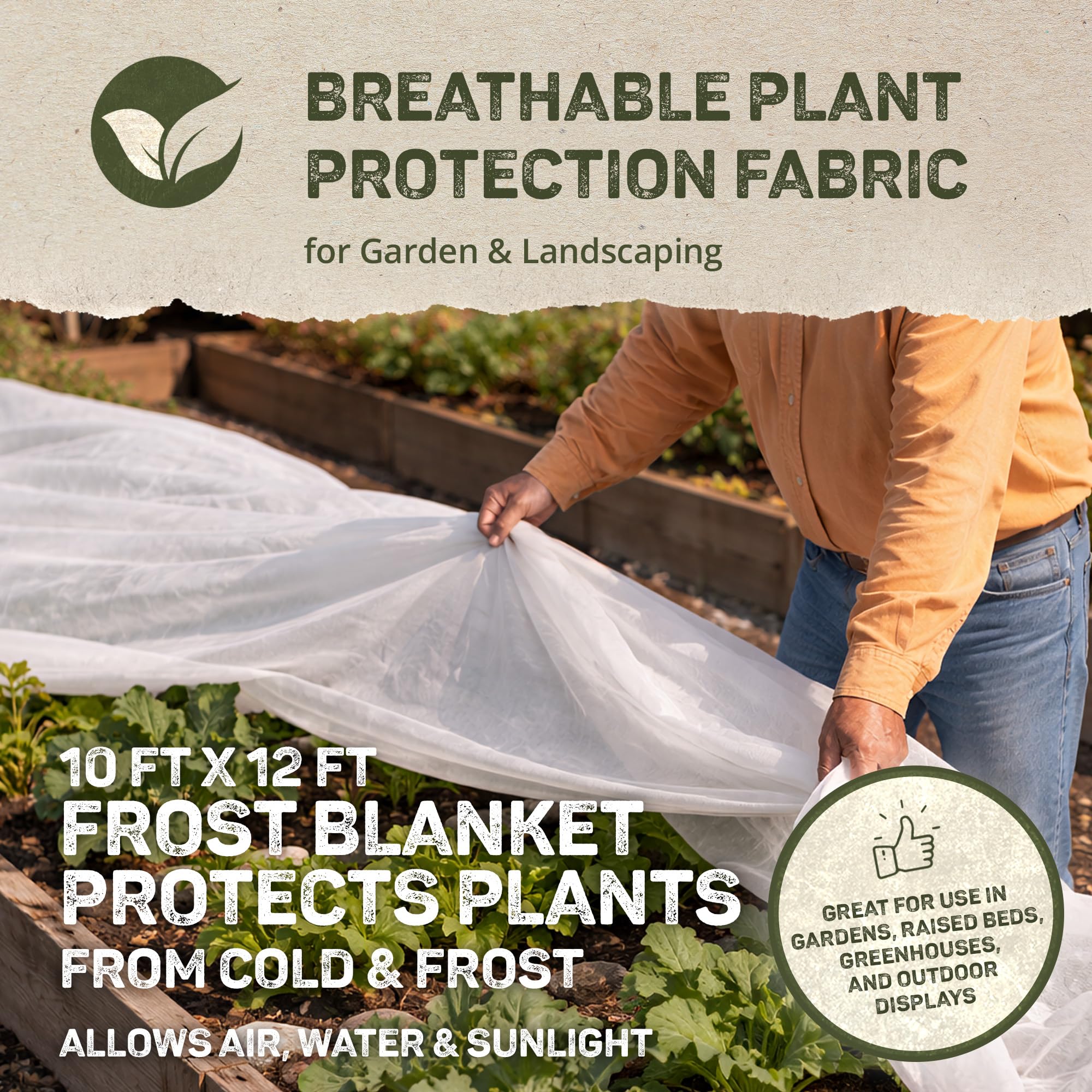 De Witt NS12 Fabric N Sulate Plant Protection, 10-Feet, 1.5-Ounce - Image 4