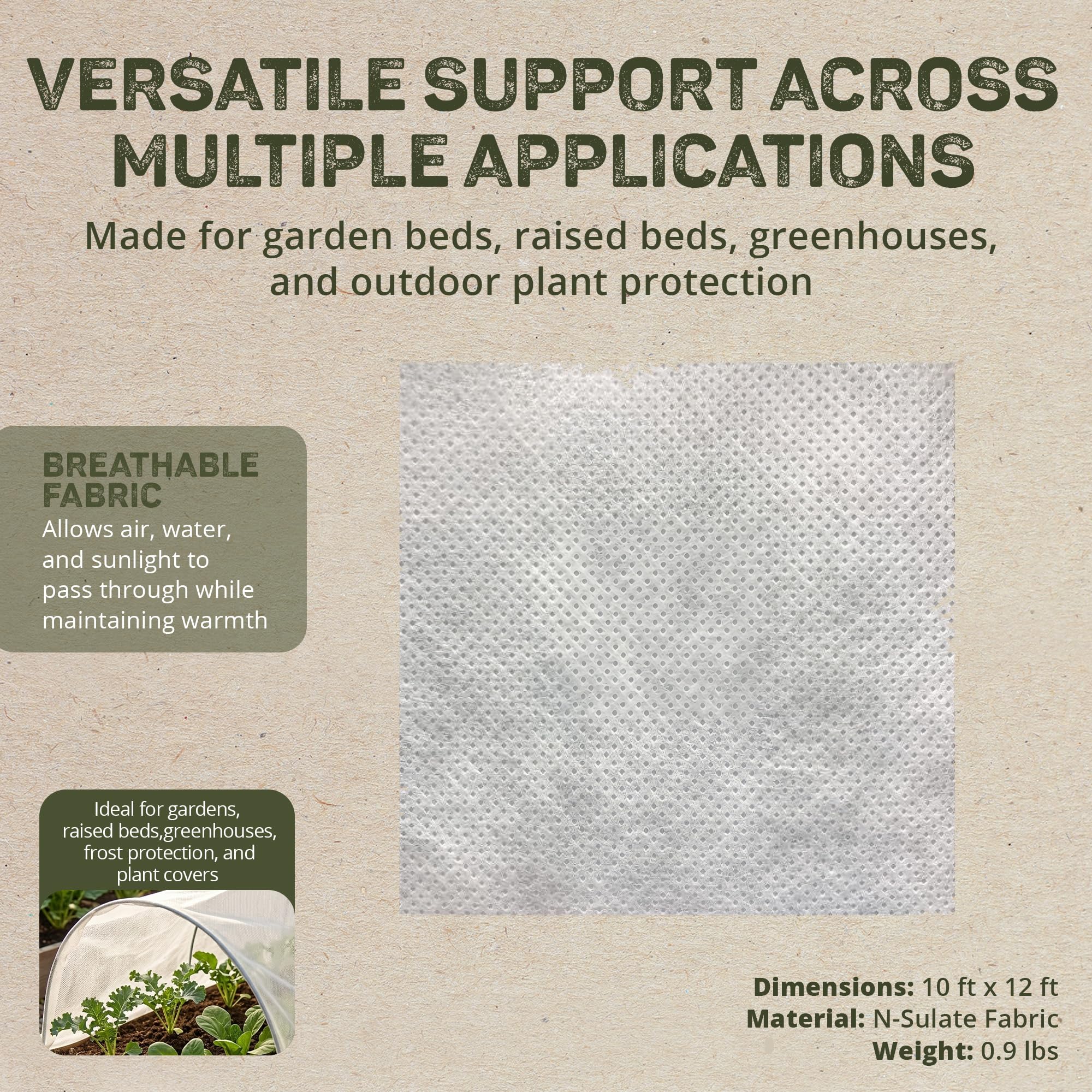 De Witt NS12 Fabric N Sulate Plant Protection, 10-Feet, 1.5-Ounce - Image 5