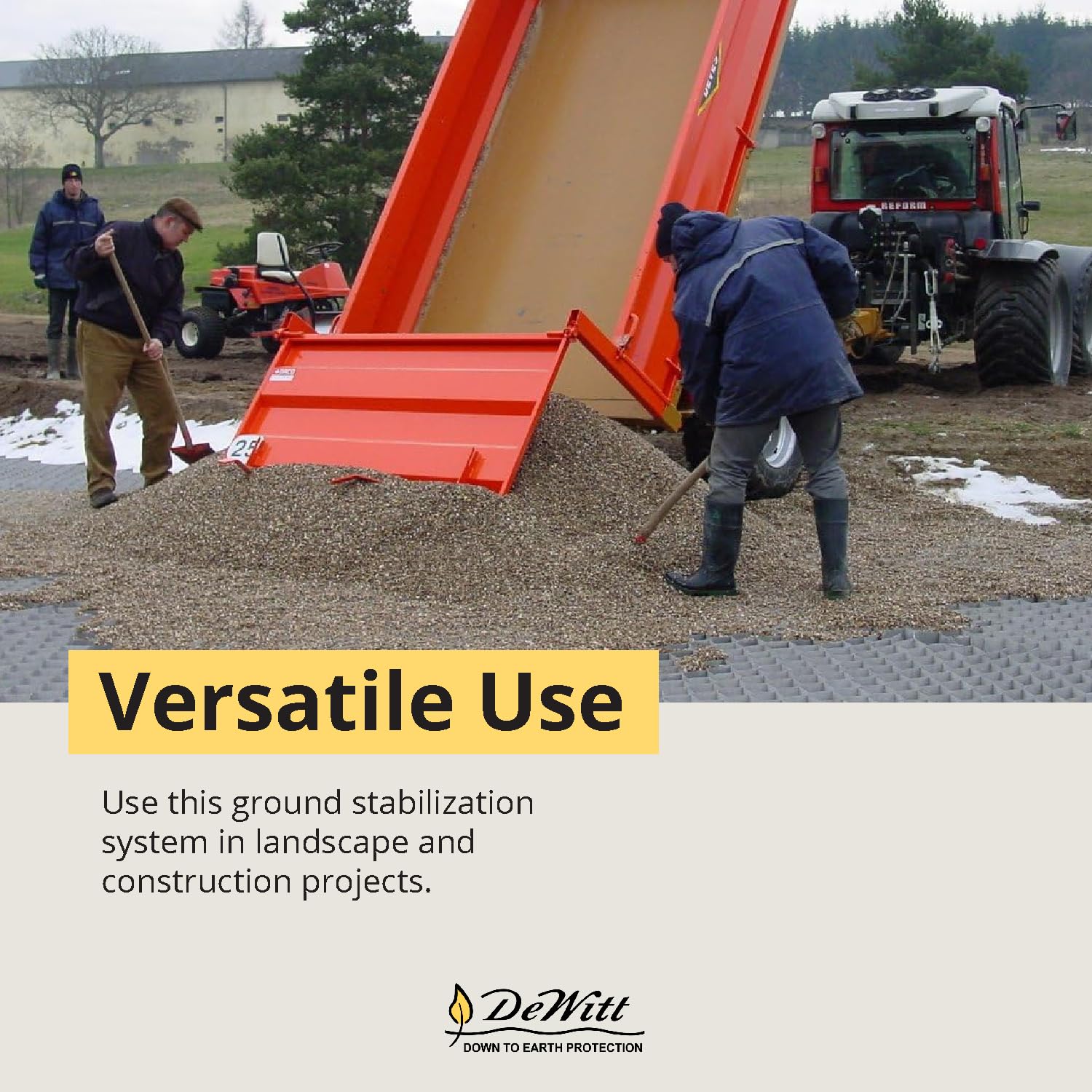 DeWitt DuPont GroundGrid Geotextile Stabilization System - Heavy-Duty Ground Reinforcement & Durable Gravel, Soil & Sand Stabilizer for Driveways, Pathways, Slopes & Construction Projects - Image 6