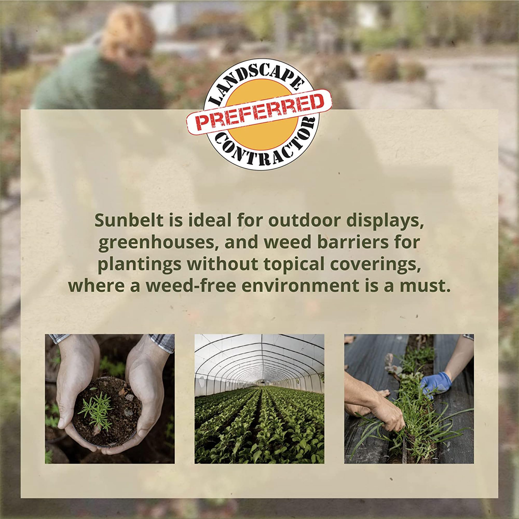 Dewitt Sunbelt Weed Barrier Fabric 3.2 oz, 4 x 300 Feet – Heavy-Duty Ground Cover Mat for Greenhouse Floors, Garden Rows, Raised Beds, Yard Gardening, and Outdoor Landscape Protection - Image 6