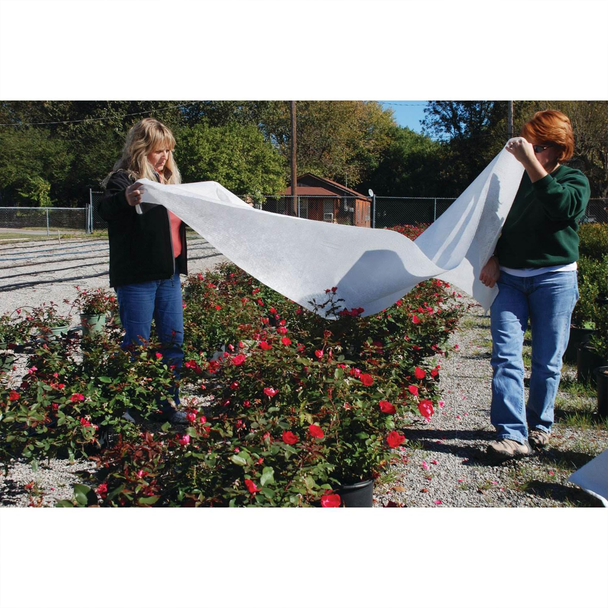 DeWitt Supreme Crop Protection Fabric, 1.5 oz, White, 6' x 50' - Frost & Freeze Blanket for Flowering Annuals, Vegetables & Bedding Plants, Extends Growing Season - Image 5